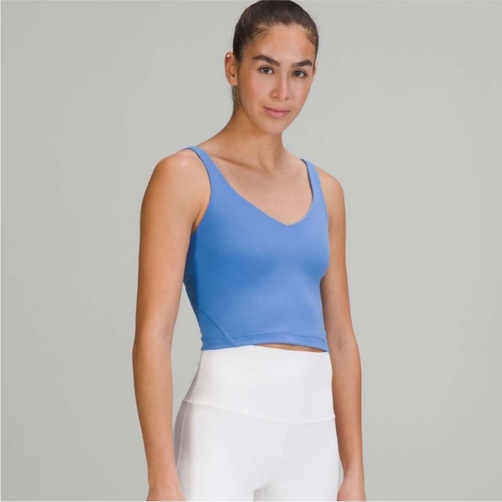 Like new lululemon align tank 8 in blue nile